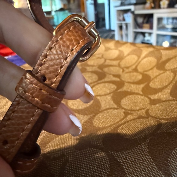 Coach Tan Signature Crossbody Bag - Picture 5 of 7